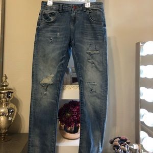 Zara denim “boyfriend”. Size 00